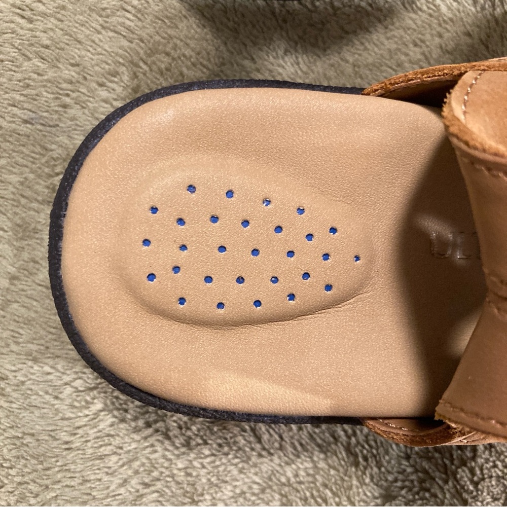 NIB Vintage Ultrasoft by Red Cross Leather Sandals Size 8W - Picture 7 of 12